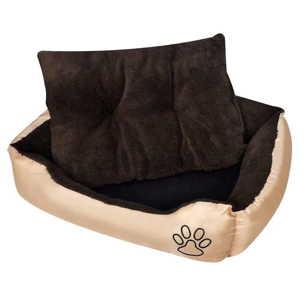 Vidaxl Hundkorb braun und beige xxl