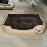 Vidaxl Hundkorb braun und beige xxl