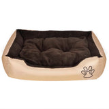 Vidaxl Hundkorb braun und beige xxl