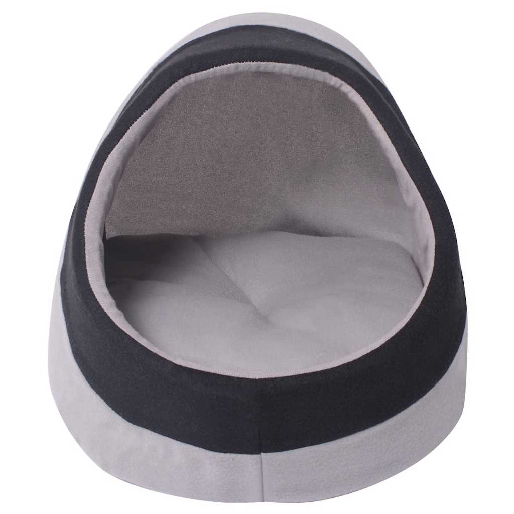 Canasta de gato de Vidaxl m gris y negro