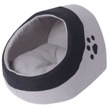 Canasta de gato de Vidaxl l gris y negro