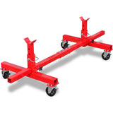 Vidaxl Mobile axle support leg red