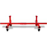 Vidaxl Mobil Axle Support Leg Red