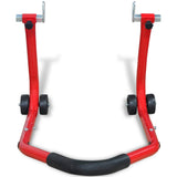Vidaxxl Motorrad-Hinterrad Standard rot