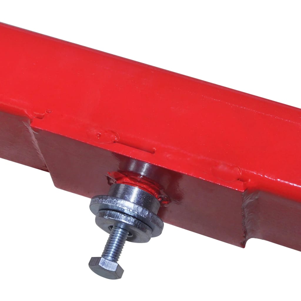 Vidaxl Dwarsbalk Adapter 2 toneladas de rojo