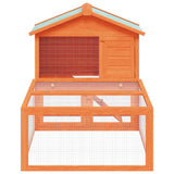 Vidaxl Kaninchen -Loft mit Laufholz