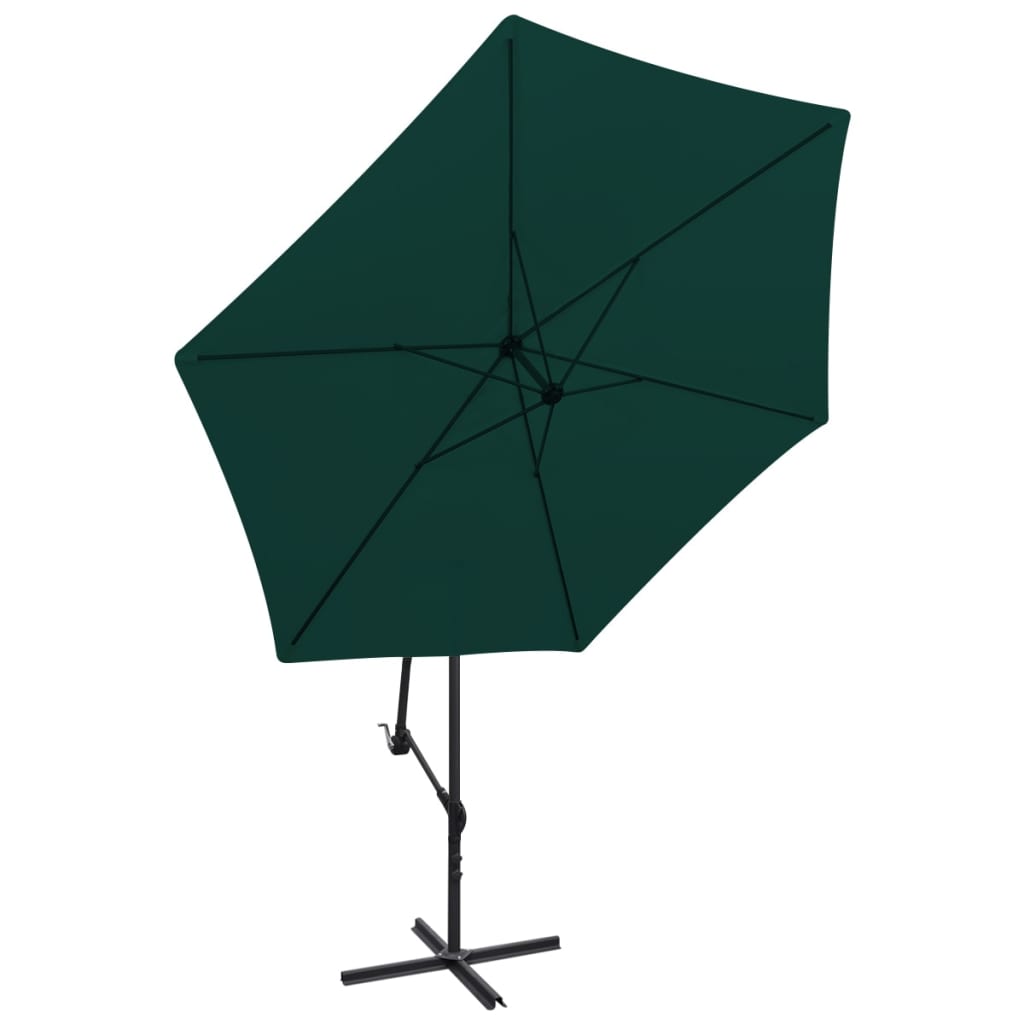 Vidaxl flytende parasol 3 m grønn