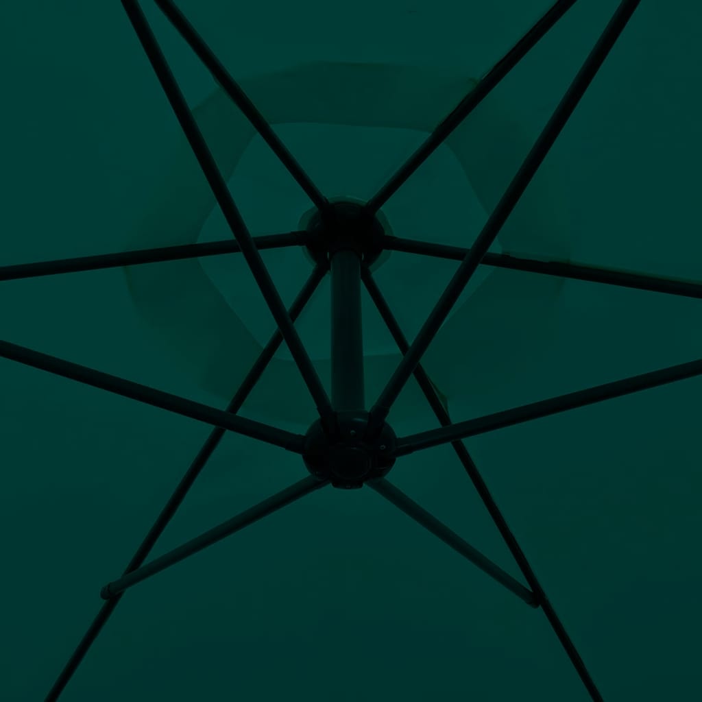 Vidaxl schwimmend Parasol 3 m grün