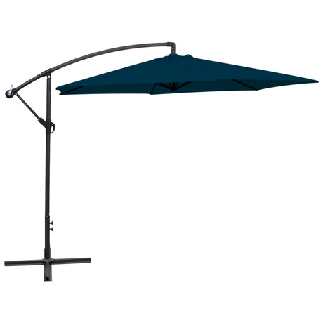 Vidaxl schwimmend Parasol 3 m blau
