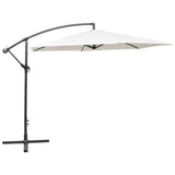 Vidaxl flytende parasol 3 m sandhvit