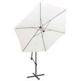 Vidaxl schwimmend Parasol 3 m Sandweiß