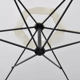 Vidaxl schwimmend Parasol 3 m Sandweiß