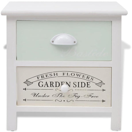 Vidaxl nachtkastjes franse stijl 2 st hout