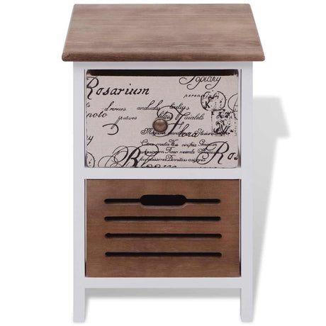 Vidaxl nachtkastjes 2 st hout