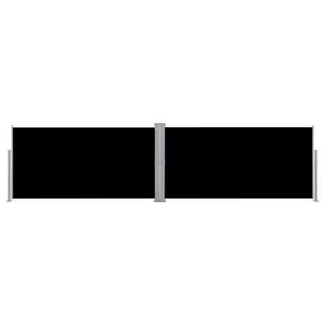 VIDAXL -Windschutzscheibe ausziehbar 160 x 600 cm schwarz