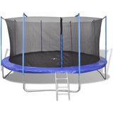 Vidaxl 5-delt trampoline sett 3,66 m