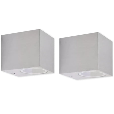 Vidaxl Outdoor Lamp Cube -verprügelt 2st