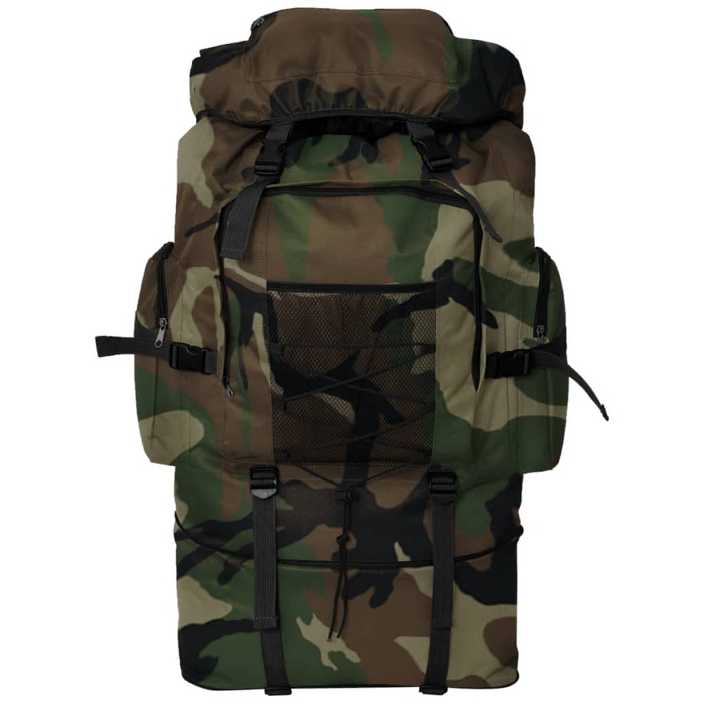 Vidaxl Backpack Army Style XXL 100 L mimetica