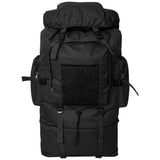 Vidaxl Rucksack Armee Stil xxl 100 l schwarz