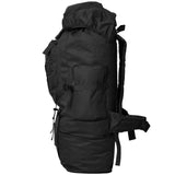 Vidaxl Backpack Army style XXL 100 L Black