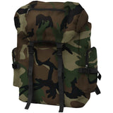 Vidaxl Rucksack Armee Style 65 l Tarnung