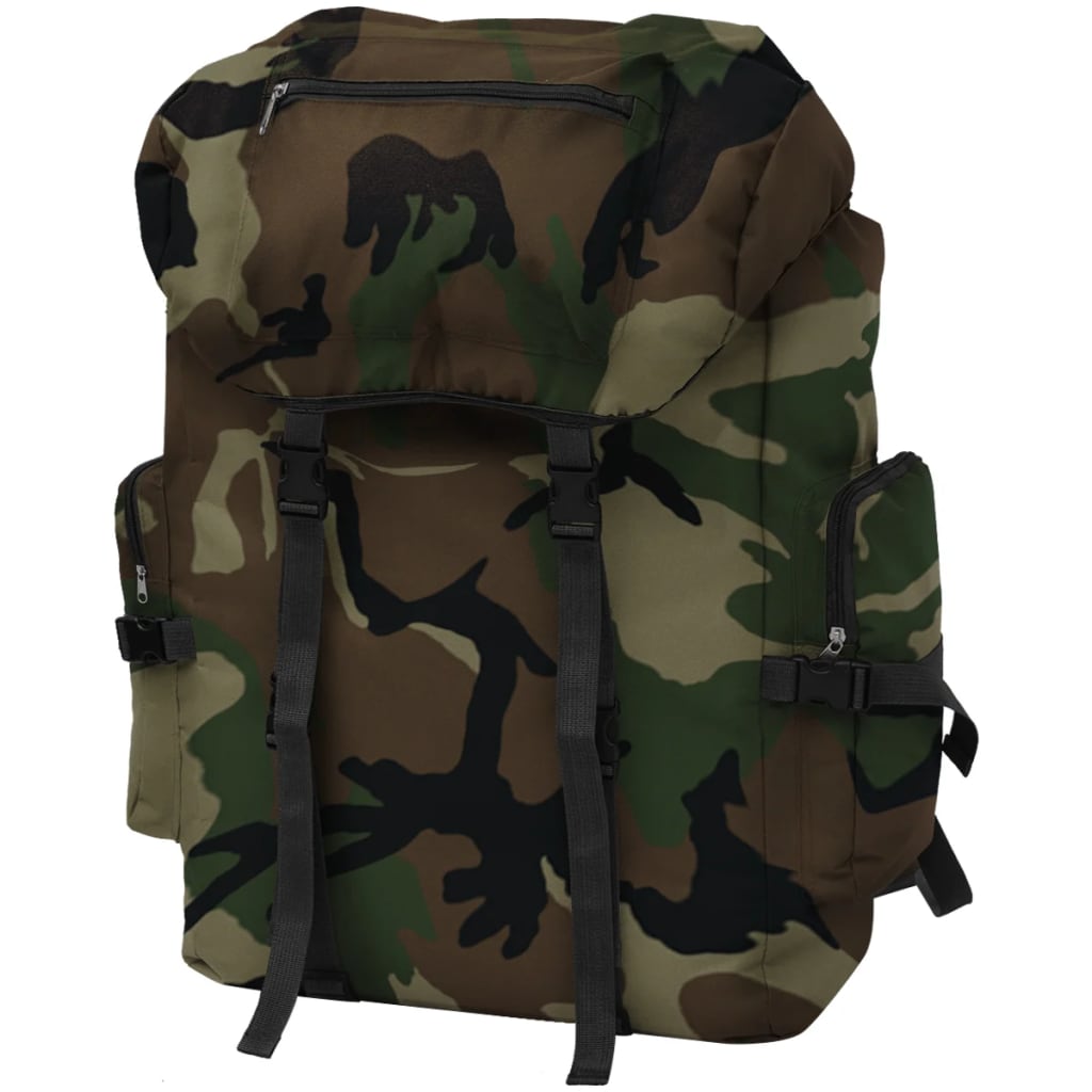 Vidaxl Backpack Army Style 65 L mimetica