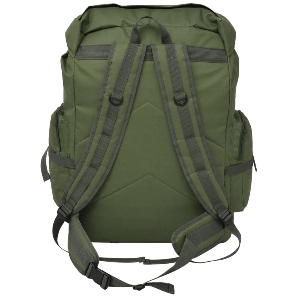 Vidaxl Backpack Army Style 65 L Green