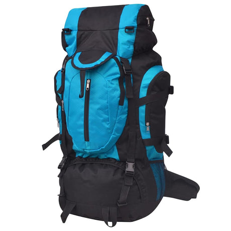 Vidaxl Rucksack Wandern xxl 75 l schwarz und blau