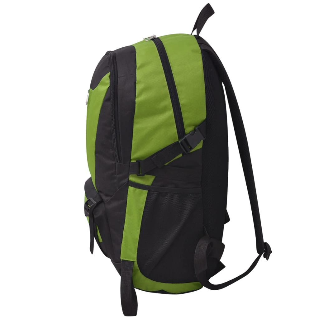 Vidaxl Randonnée sac à dos 40 l noir et vert