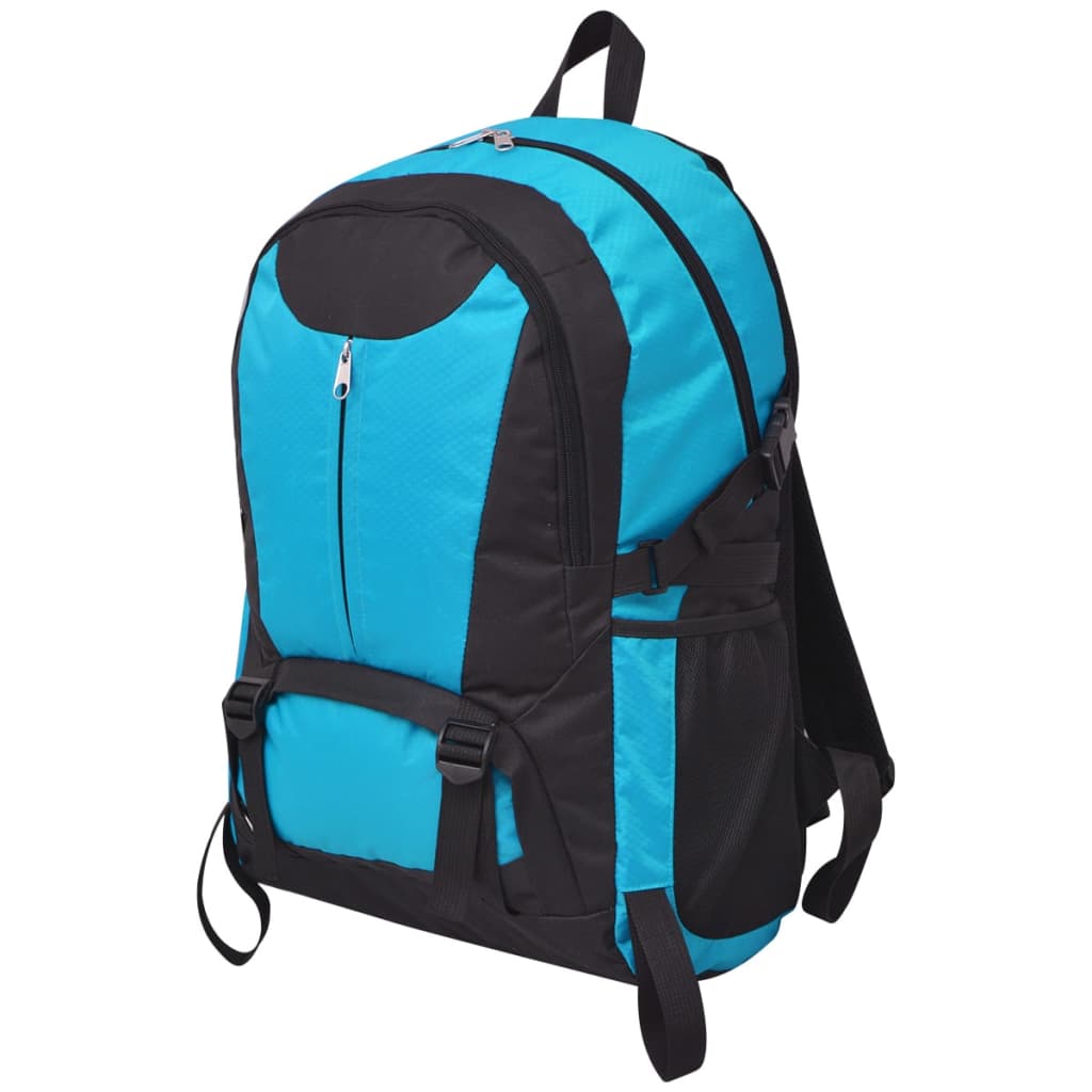 Vidaxl Randonnée sac à dos 40 l noir et bleu