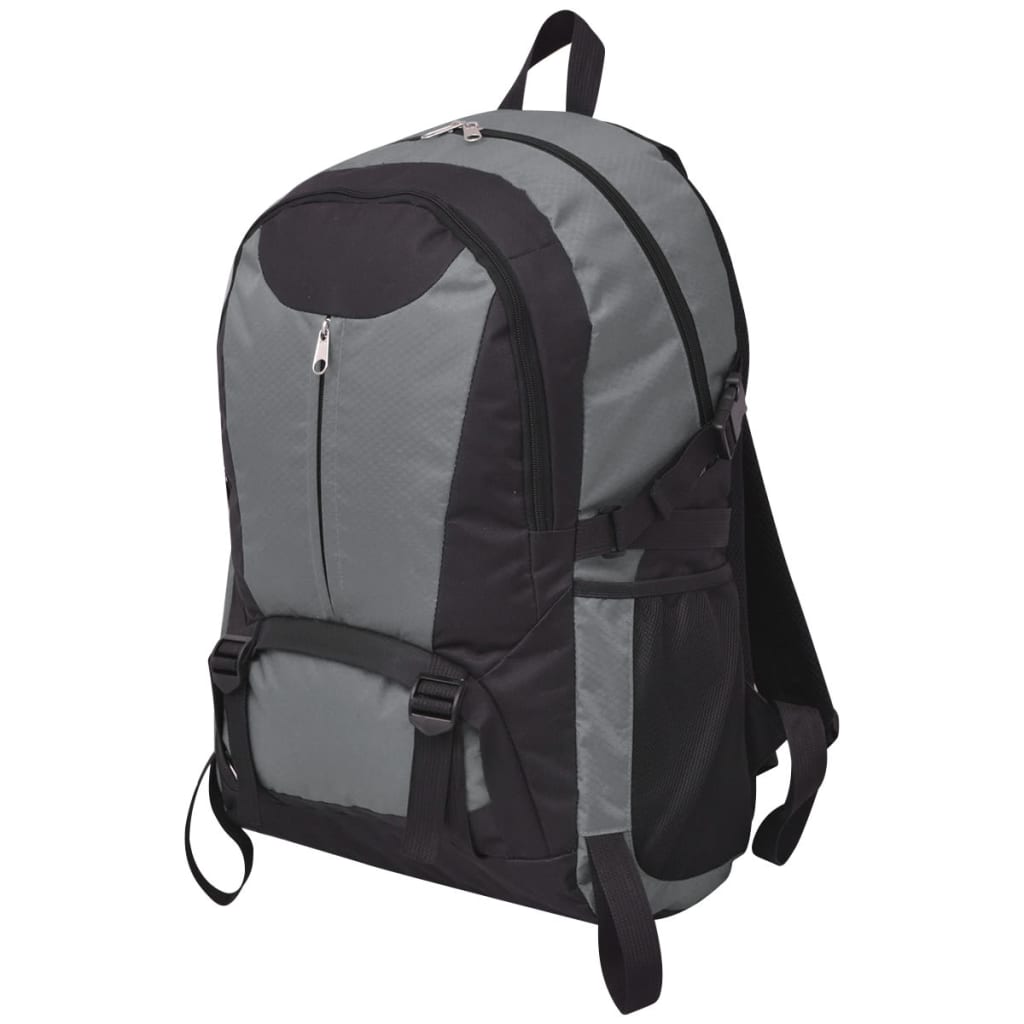 Vidaxl Hiking backpack 40 L Black and Gray