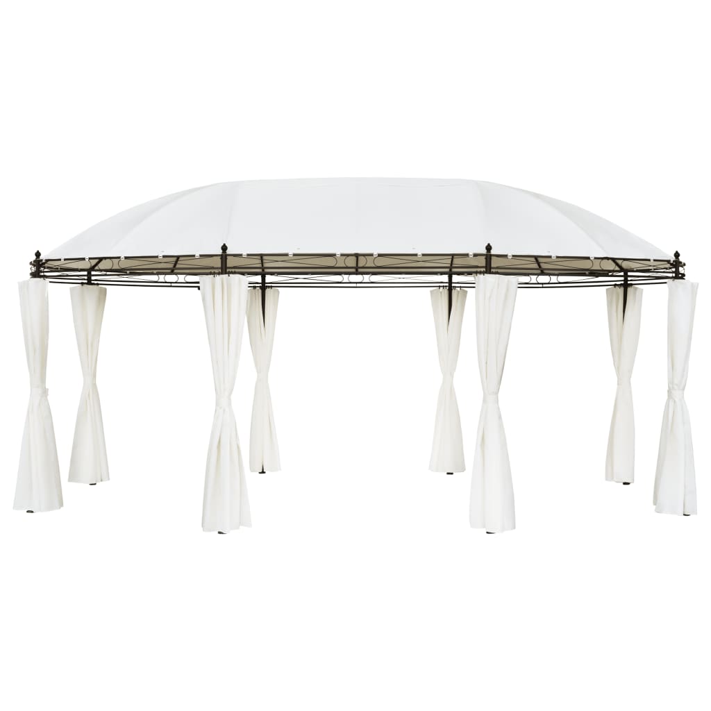 Vidaxl Arbor 530x350x265 cm Creme Weiß