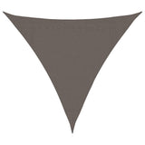 VIDAXL -Sonnenschutz Anthrazit dreieckig 3,6x3.6x3,6 M HDPE