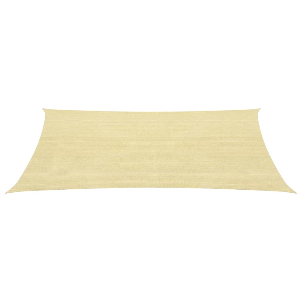 Vidaxl Sunshade HDPE Rektangulær 2x4 m beige