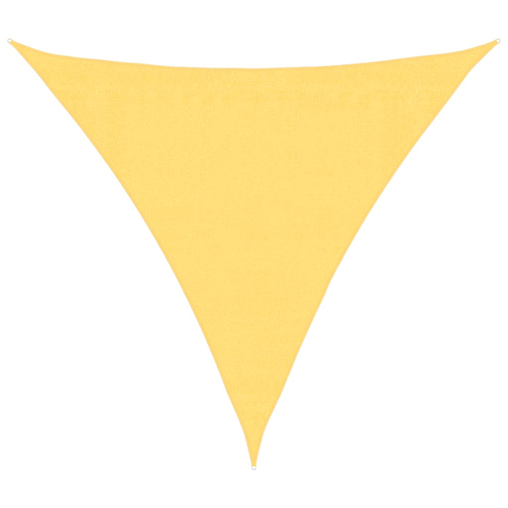 Vidaxl Sunshade HDPE Triangular 3,6x3,6x3,6 m beige