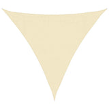 Vidaxx Markise HDPE dreieckig 3,6x3,6x3,6 m creme