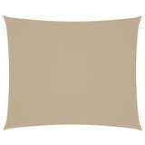 VIDAXL SUNSHAD REPTANGULAR 4x6 M Oxford Stoff Beige