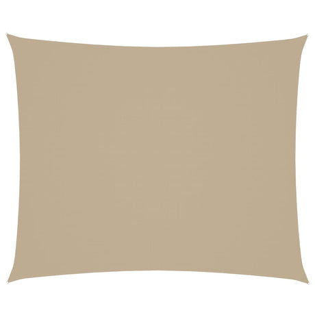 VIDAXL SUNSHAD REPTANGULAR 4x6 M Oxford Stoff Beige