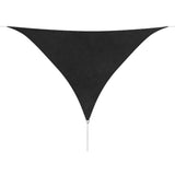 Vidaxl Sunshade Triangular 5x5x5 M Oxford Stoffanthrazit -gelöscht