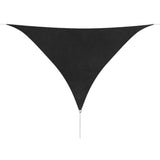 Vidaxl Sunshade Triangular 5x5x5 M Oxford Stoffanthrazit -gelöscht