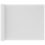 Vidaxl Balkon Bildschirm HDPE 75x400 cm Weiß