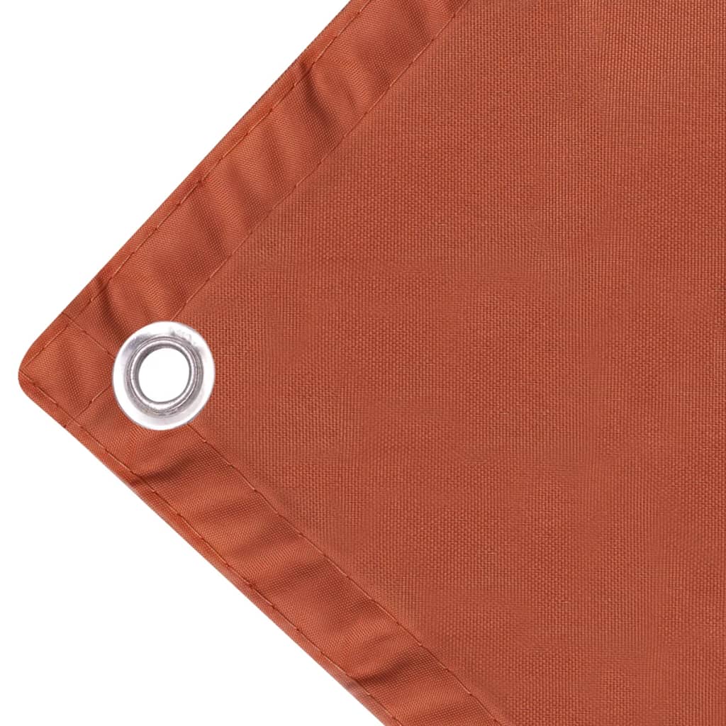 Vidaxl Balkon Bildschirm Oxford Textil 75x600 cm Terrakotta
