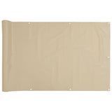 Vidaxl balkongskärm Oxford Textile 90x400 cm beige