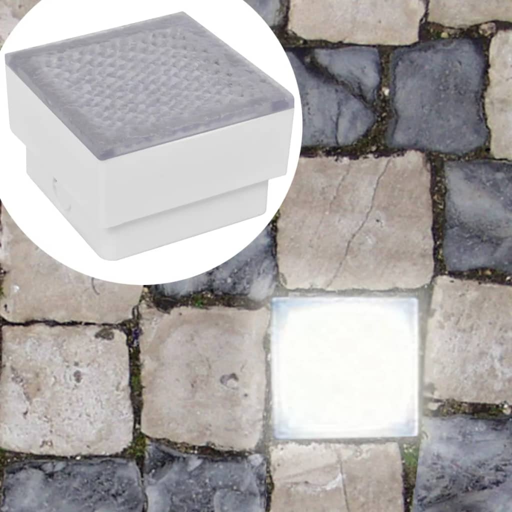 Vidaxl Ground Spots 6 ST LED 100x100x68 mm