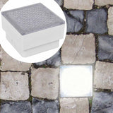 VIDAXL BODE PLOPS 12 ST LED 100x100x68 mm