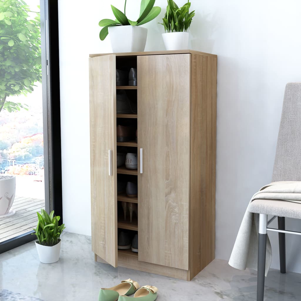 Vidaxl Cabinet da scarpe 7 RADUCHE OAK