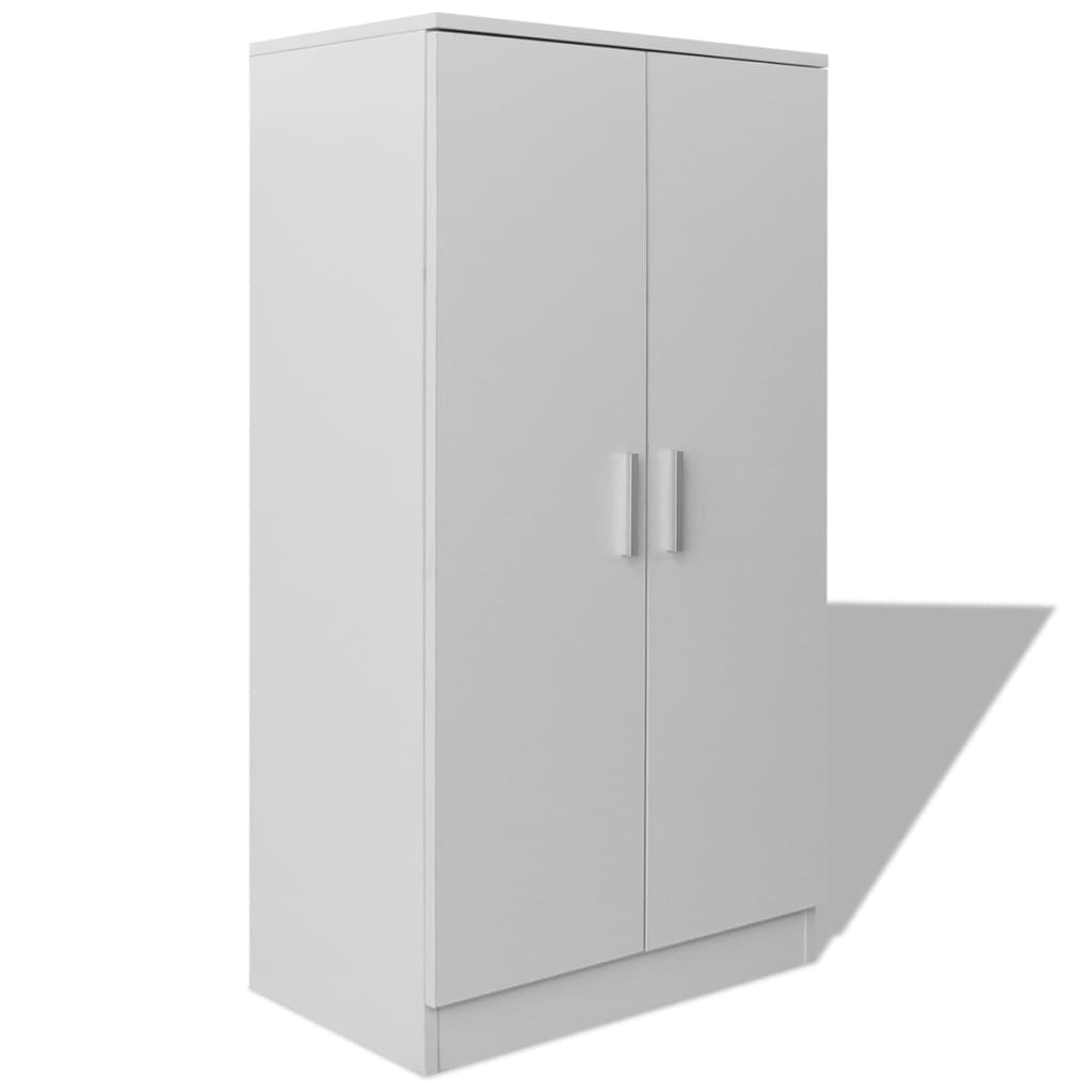 VidaXL shoe cabinet with 7 shelves white