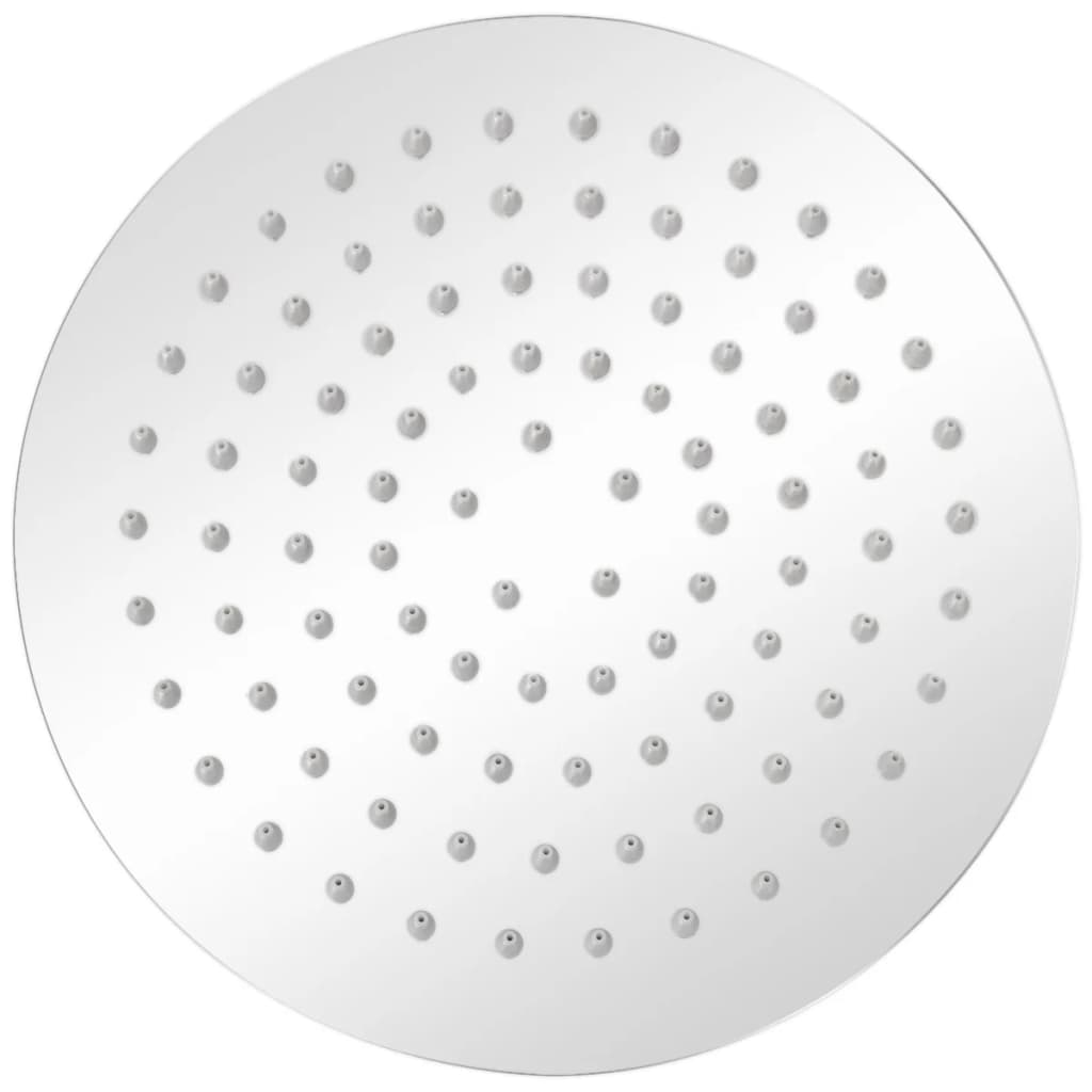 Vidaxl Port Shower Head intorno a 20 cm in acciaio inossidabile