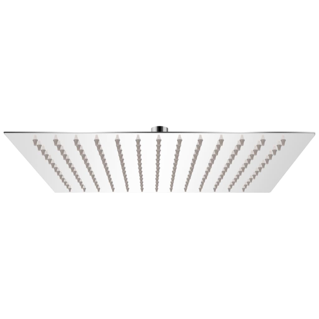 Vidaxl Rain Shower Head Square 25x25 cm in acciaio inossidabile