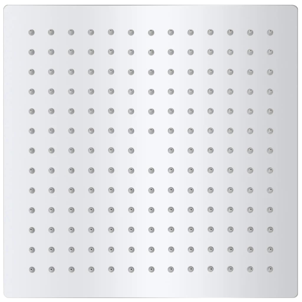 Vidaxl Rain Shower Head Square 25x25 cm in acciaio inossidabile